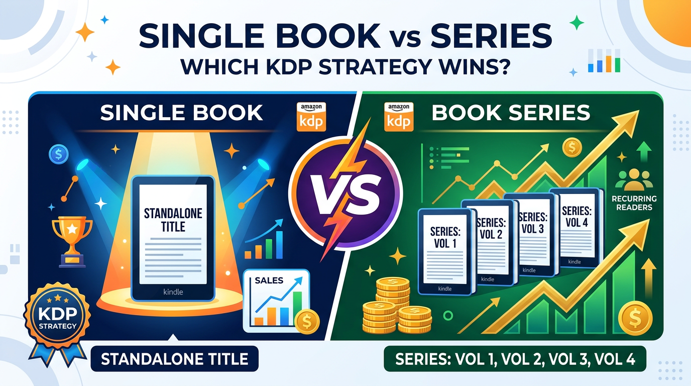Single Book vs. Book Series: The Ultimate Strategic Guide for KDP Success